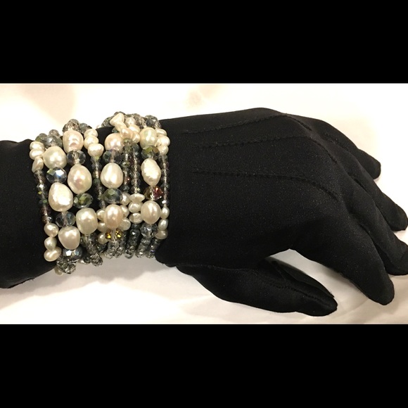 Freshwater Pearl Natural Stone Bracelet - Picture 4 of 4